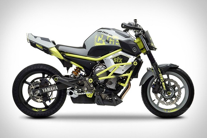 Yamaha Cage-Six Concept Stunt Motorcycle side