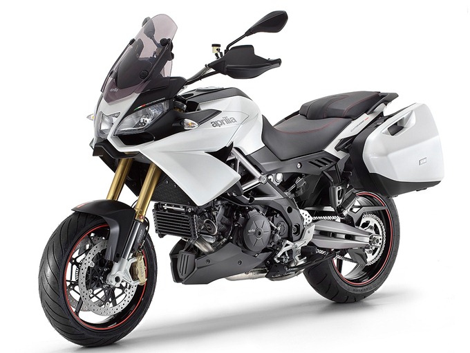 2013 Aprilia Caponord 1200 white 1