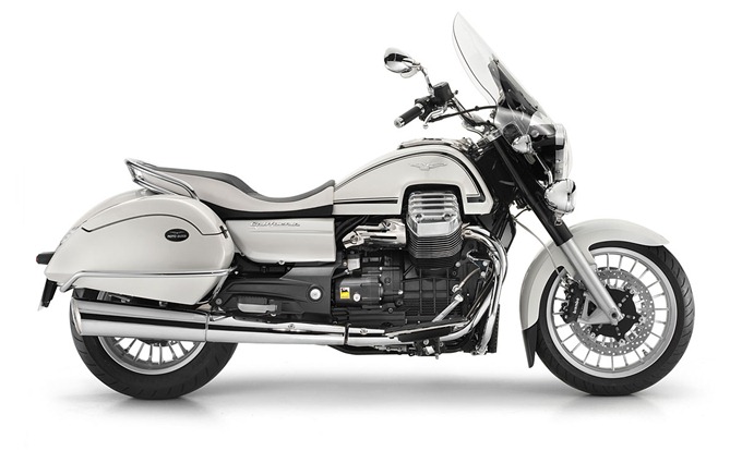 2013 Moto Guzzi California 1400 white side