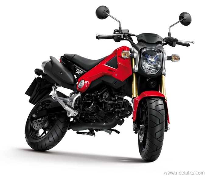 Honda MSX125 Monkey Motorcycle Red