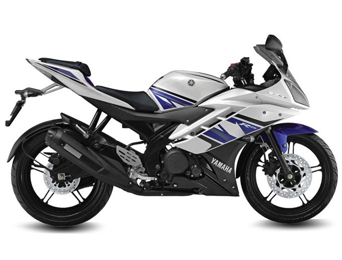 Yamaha R15 White Blue