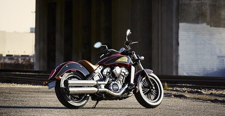 2017 Indian Scout - Red over Thunder Black paint scheme