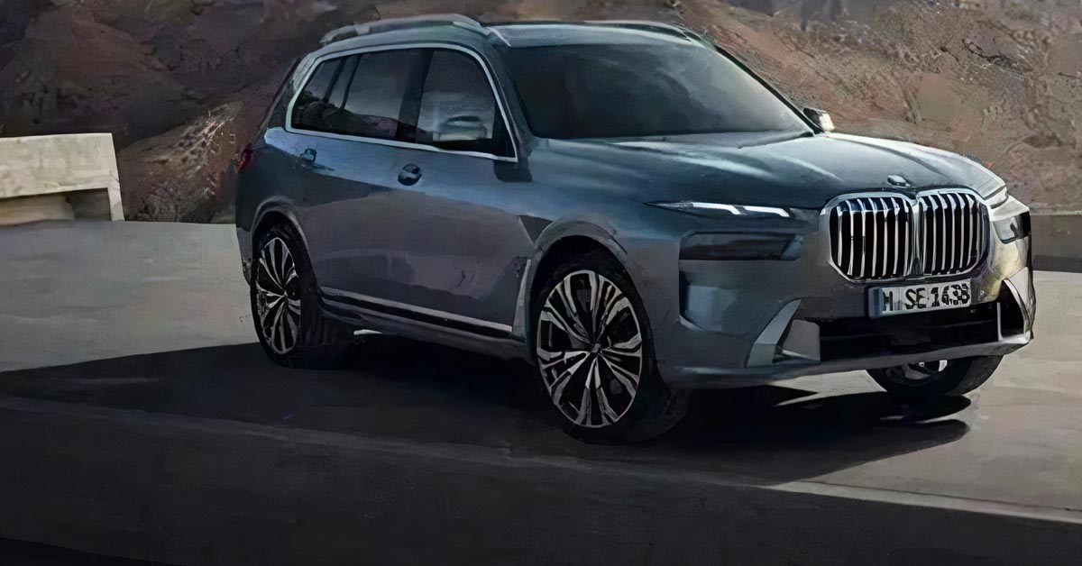 2023 Bmw X7 Lci 2023 Bmw X7 Lci Leaks Gets New Split Headlamps And 23 Inch Rims